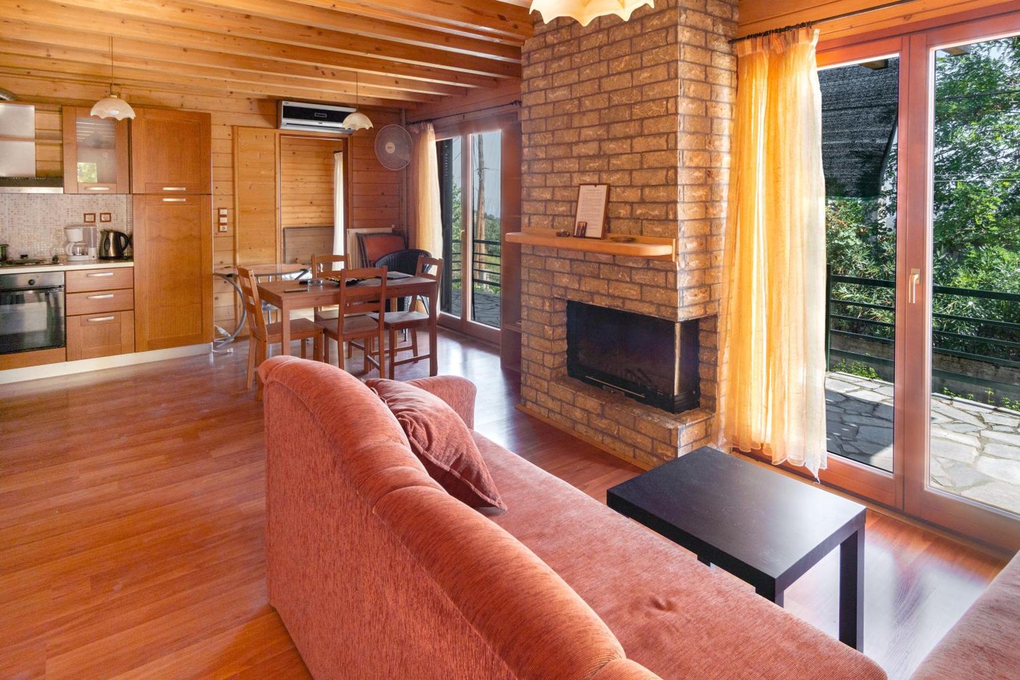 Zeus-Village Οικισμός Φινλανδικών Chalet Με Πισίνες & Γυμναστήριο Molos  Exterior foto