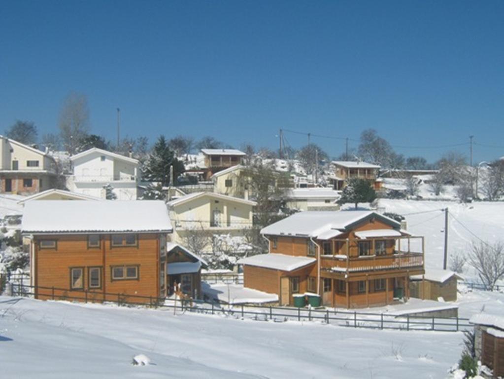 Zeus-Village Οικισμός Φινλανδικών Chalet Με Πισίνες & Γυμναστήριο Molos  Exterior foto